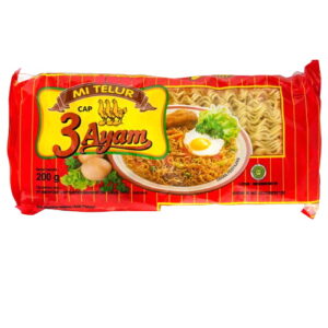 1109 3 Ayam Mie Telor Super Merah Pck 200g