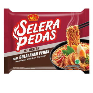 1127 Abc Mie Rebus Selera Pedas Gulai Aym Pedas Pck 70g