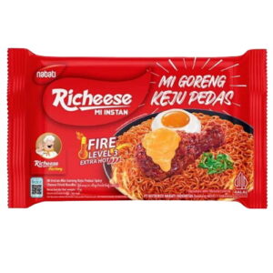 1212 Nabati Richeese Mi Goreng Keju Pedas Fire Level 3 75g