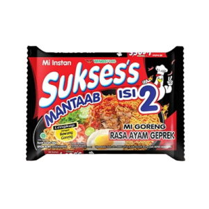 1272 Sukses S Mie Goreng Isi 2 Ayam Geprek 126g