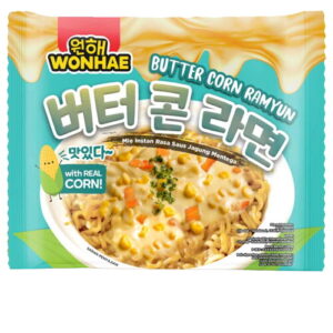 1281 Wonhae Instant Noodle Ramyun Butter Corn 120g