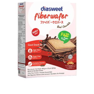 1416 Diasweet Fiberwafer Chocolate 180g