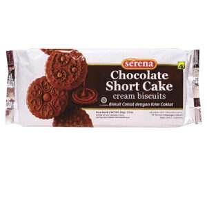 1593 Serena Biscuit Short Cake Cream Chocolate Pck 225g
