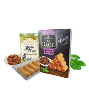 1617 Krisma Food Rendang Beef Floss Egg Roll 80g