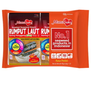 1802 Mamasuka Rumput Laut Panggang Nori Pedas Pck 2x4 5g