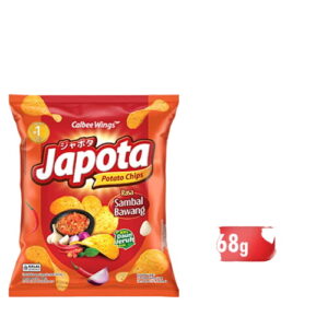 1810 Japota Potato Chips Sambal Bawang 68g