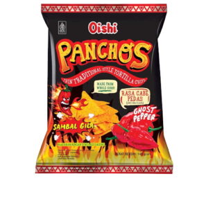 1815 Oishi Panchos Keripik Jagung Cabe Pedas 145g