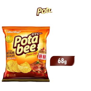 1826 Potabee Snack Potato Chips Ayam Bakar 68g