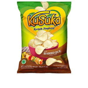 1895 Kusuka Keripik Singkong Barbeque Pck 60g