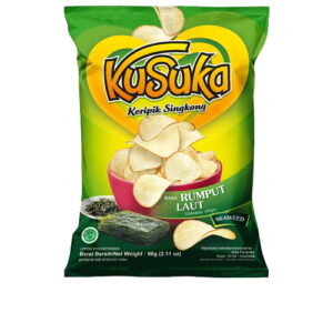 1898 Kusuka Keripik Singkong Rumput Laut Pck 60g