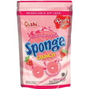 1923 Oishi Snack Sponge Crunch Strawberry 100g