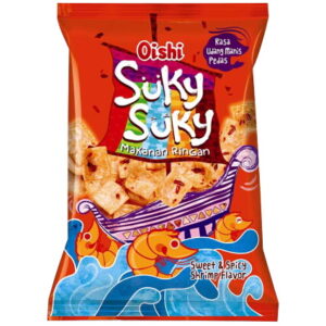 1926 Oishi Snack Suky Suky Udang Manis Pedas 60g