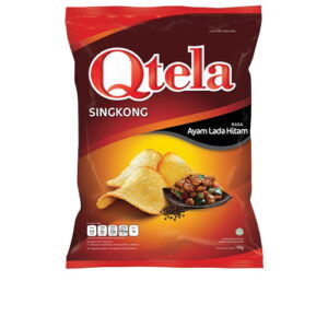 1944 Qtela Keripik Singkong Ayam Lada Hitam 100g
