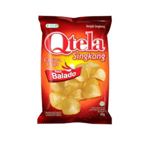 1946 Qtela Keripik Singkong Balado Pck 60g
