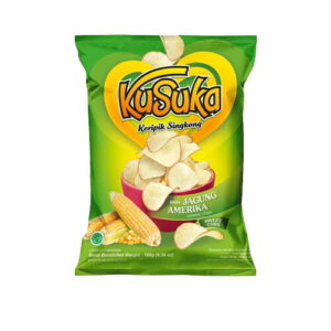 1986 Kusuka Keripik Singkong Jagung Amerika 180g