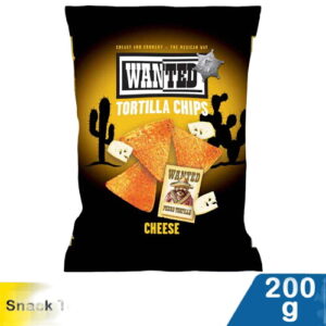 2011 Wanted Snack Tortilla Chips Cheese Pck 200g
