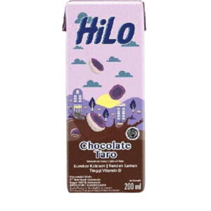 2217 Hilo Susu Cair Uht Chocolate Taro 200ml