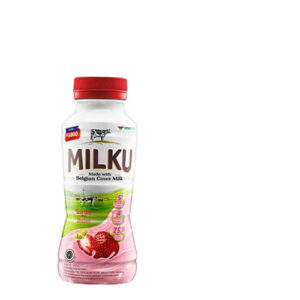 2241 Milku Susu Uht Stroberi 200ml