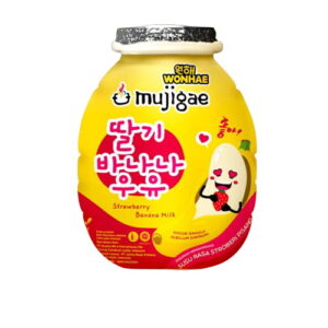 2251 Mujigae Susu Cair Strawberry Banana 250ml