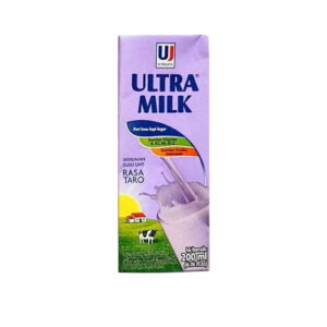 2284 Ultra Susu Uht Steril Slim Taro 200ml