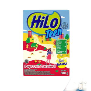 2334 Hilo Teen Susu Bubuk Hi Calcium Popcorn Caramel 500g