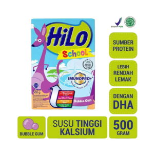 2409 Hilo School Susu Bubuk Hi Calcium Bubble Gum 500g