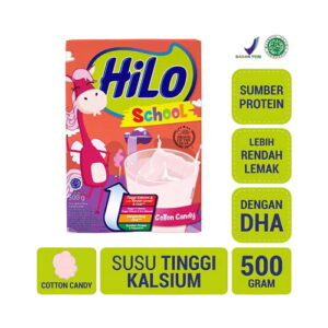 2412 Hilo School Susu Bubuk Hi Calcium Cotton Candy 500g