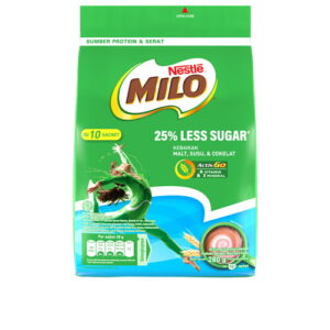 2430 Milo Less Sugar Susu Cokelat Rendah Gula 10x28g