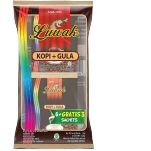2670 Luwak Kopi Bubuk Gula 6 3x25g