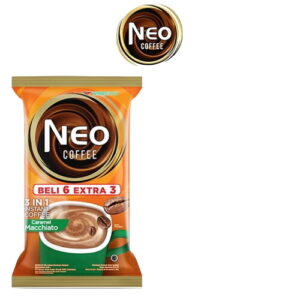 2677 Neo Coffee Kopi Instant 6 3 Caramel Machiato 180g
