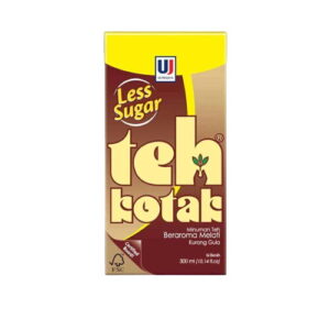 2789 Ultra Teh Kotak Less Sugar Tpk 300ml