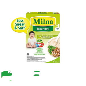 3690 Milna Bubur Bayi 6 Sup Daging Brokoli 120g