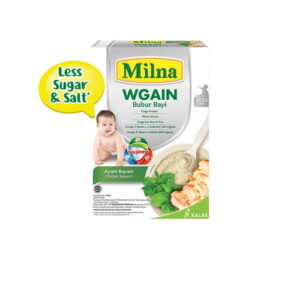 3697 Milna Bubur Bayi Penambah Berat Badan Ayam Bayam 120g
