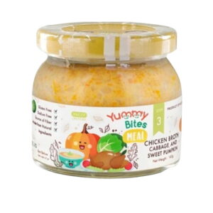 3702 Yummy Bites Meal Chicken Broth Cabbage Sweet Pumpkin 145g