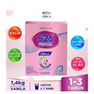 3814 S 26 Procal Susu Bubuk Pertumbuhan 3 Vanilla Box 1 4kg