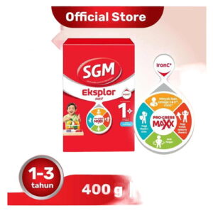 3898 Sgm Eksplor 1 Pro Gressmaxx Vanilla Susu Pertumbuhan 1 3 Tahun 400g