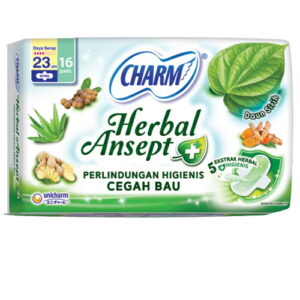 4492 Charm Pembalut Herbal Ansept 16 S Wing 23cm