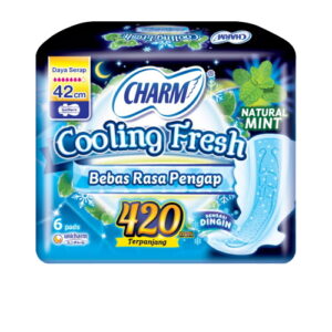 4508 Charm Pembalut Cooling Fresh 6 S 42cm