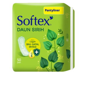 4545 Softex Panty Liners Ekstra Daun Sirih Non Perfume Pck 50 S