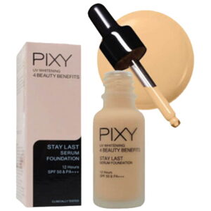 4963 Pixy Uv Whitening Serum Foundation 02 Yellow Beige 17ml