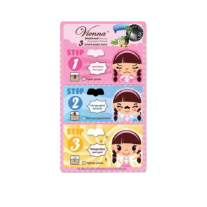 5047 Vienna Blackhead Remover 3 Steps Nose Pck