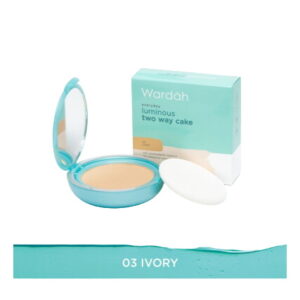 5121 Wardah Luminous Two Way Cake 03 Ivory Pcs 12g