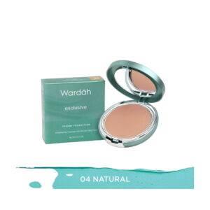 5139 Wardah Exclusive Creamy Foundation 04 Natural 10g
