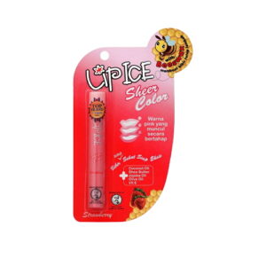 5329 Mentholatum Lip Ice Sheer Color W Beeswax Strawberry Pcs 2g