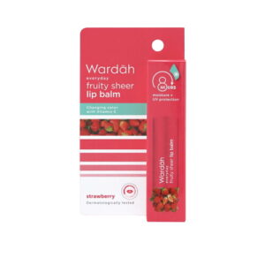 5368 Wardah Everyday Lip Balm Fruity Sheer Strawberry 4g 1
