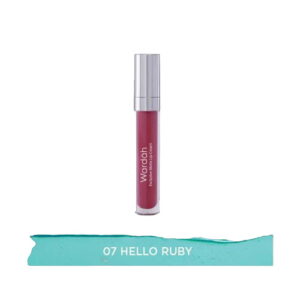5371 Wardah Excluisve Matte Lip Cream 07 Hello Ruby 4g