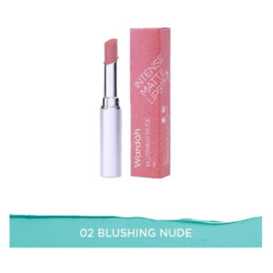 5397 Wardah Intense Matte Lipstick 02blushing Nude 2 3g