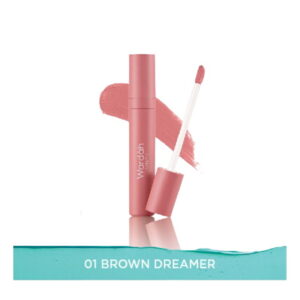 5414 Wardah Velvet Matte Lip Mouse 01 Brown Dreamer 4g