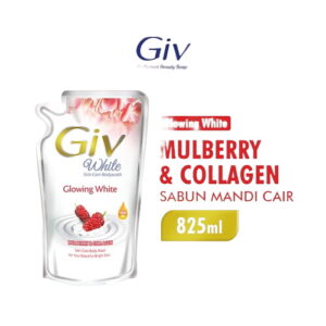 5470 Giv Body Wash Glowing White Mulberry Collagen 825ml