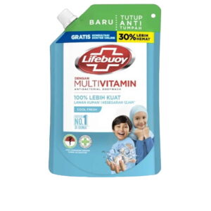 5507 Lifebuoy Sabun Mandi Cair Blue Cool Fresh 400ml